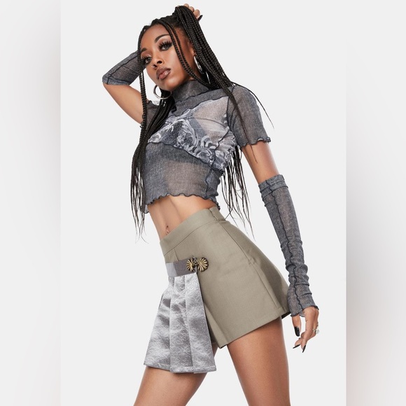 DOLLS KILL • BADEE skort skirt [ S - M ] - Picture 12 of 12